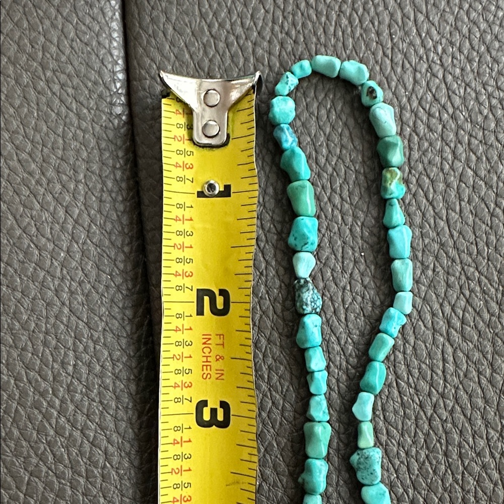 Vintage Turquoise Beads Stones - Picture 2 of 2